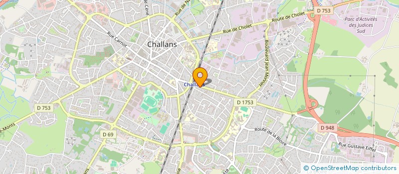 localisation de l'entreprise MONSIEUR LOIC ABIER à CHALLANS