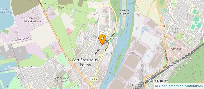 localisation de l'entreprise MONSIEUR LOIC ABREU  CARRIERES-SOUS-POISSY