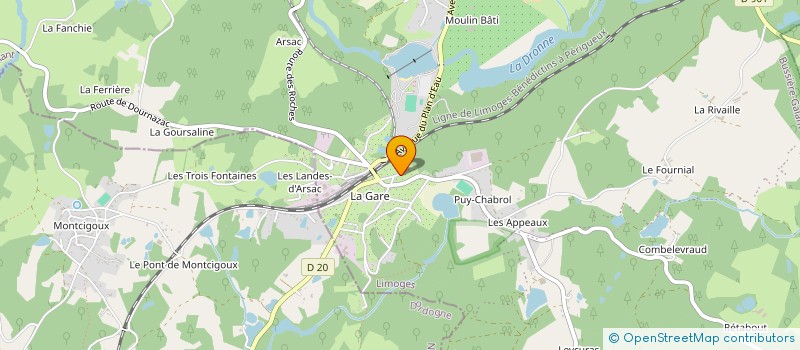 localisation de l'entreprise MONSIEUR LOIC AGNELLY à BUSSIERE-GALANT