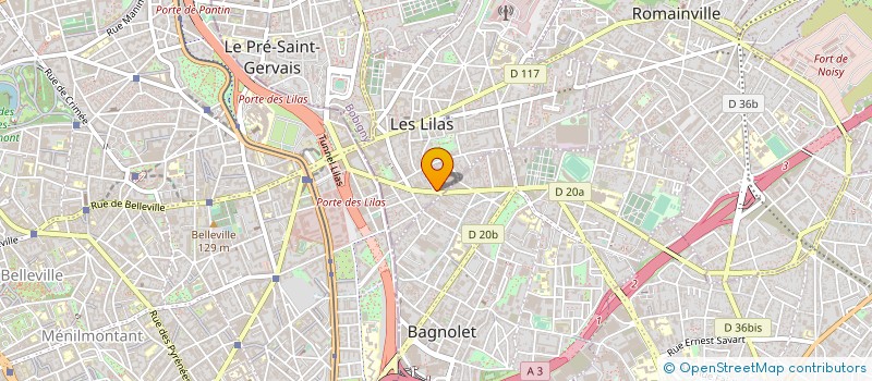 localisation de l'entreprise MONSIEUR LOIC AGOSTINI à LES LILAS