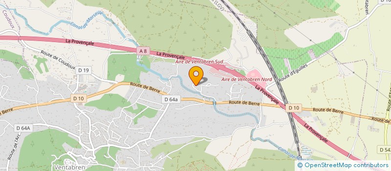 localisation de l'entreprise MONSIEUR LOIC AGUILAR  VENTABREN