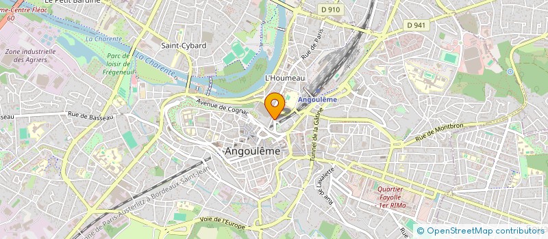 localisation de l'entreprise MONSIEUR LOIC AIME à ANGOULEME