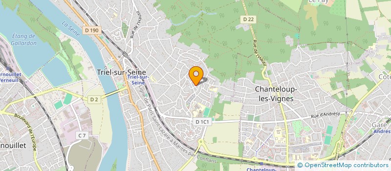 localisation de l'entreprise MONSIEUR LOIC ALASSOEUR à TRIEL-SUR-SEINE
