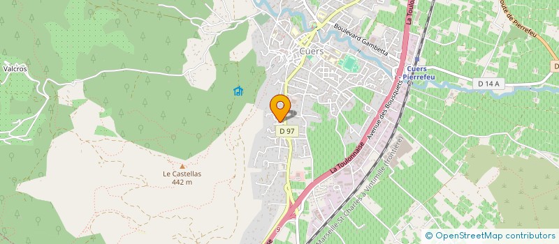 localisation de l'entreprise MONSIEUR LOIC ALBRAND  CUERS