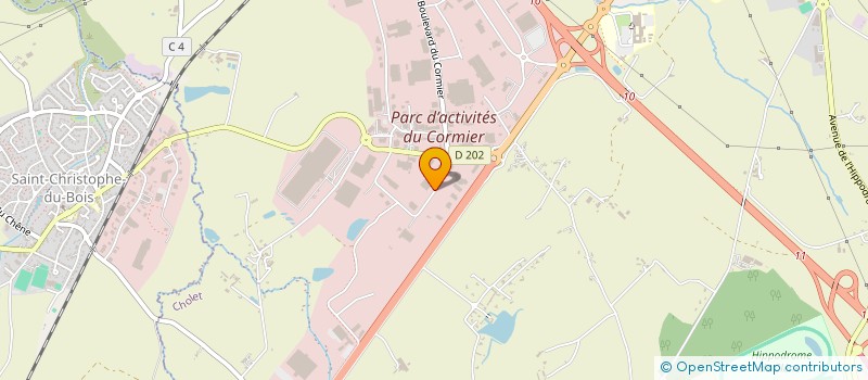 localisation de l'entreprise MONSIEUR LOIC ALLETRU  CHOLET