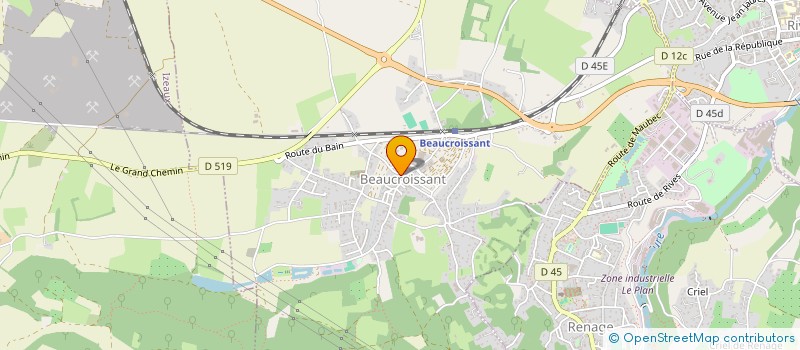 localisation de l'entreprise MONSIEUR LOIC ALVES  BEAUCROISSANT