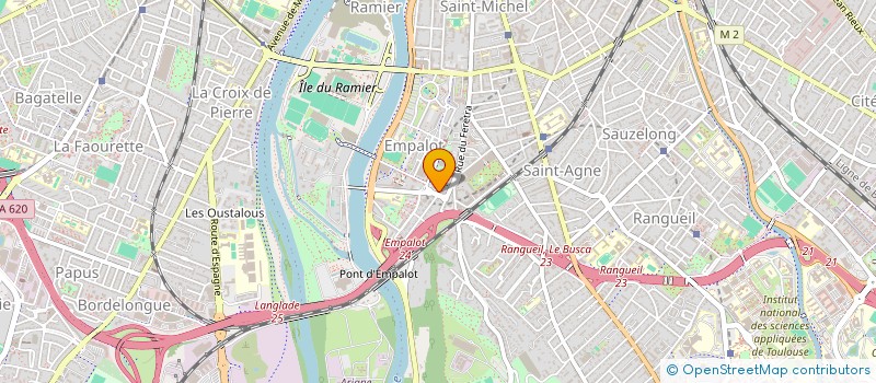 localisation de l'entreprise MONSIEUR LOIC ANDRE à TOULOUSE