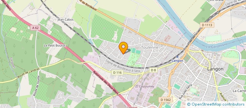 localisation de l'entreprise MONSIEUR LOIC ANDREOLETTI  TOULENNE