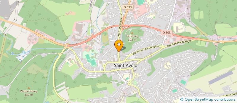 localisation de l'entreprise MONSIEUR LOIC ANDRES à SAINT-AVOLD