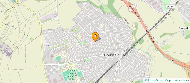 localisation de l'entreprise MONSIEUR LOIC ANDRIANTAFIKA  GOUSSAINVILLE