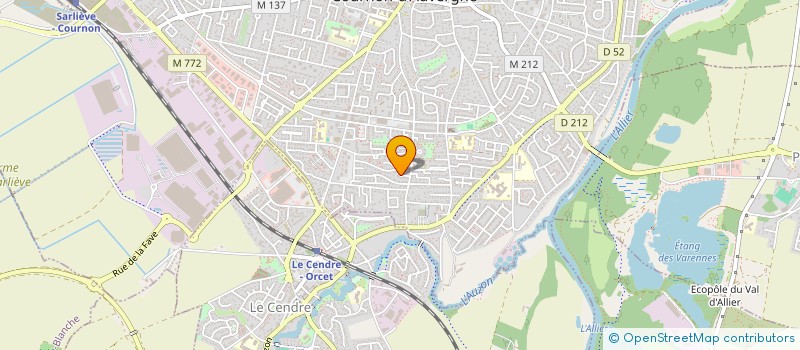 localisation de l'entreprise MONSIEUR LOIC ANDRIANTSILEFERINTSOA  COURNON-D'AUVERGNE