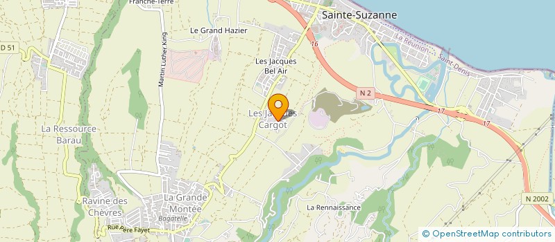 localisation de l'entreprise MONSIEUR LOIC ANGAMA à SAINTE-SUZANNE