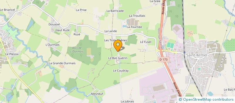 localisation de l'entreprise MONSIEUR LOIC ANGER  VERN-SUR-SEICHE