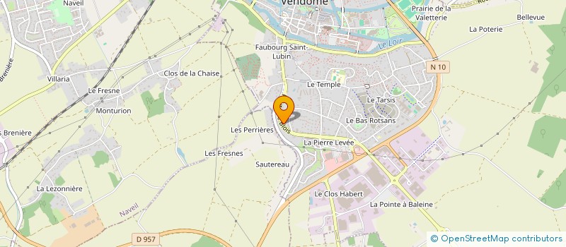 localisation de l'entreprise MONSIEUR LOIC ANGIBAUD  VENDOME