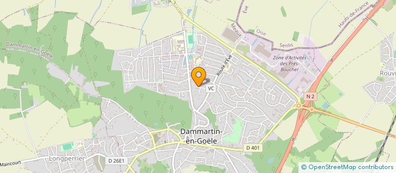 localisation de l'entreprise MONSIEUR LOIC ANTOINE  MOUSSY-LE-VIEUX