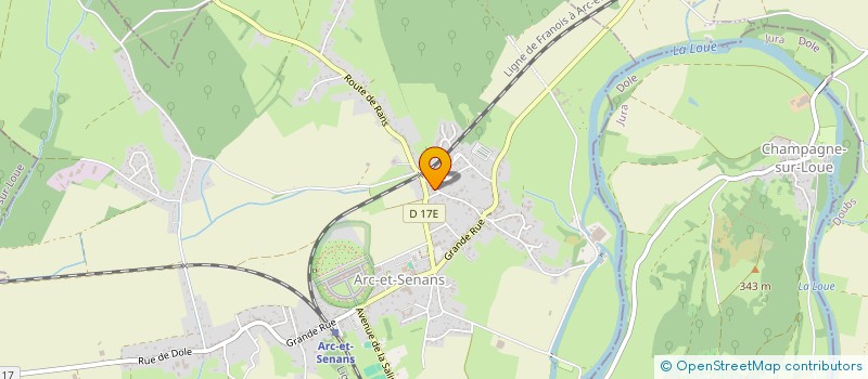 localisation de l'entreprise MONSIEUR LOIC ARBEL  ARC-ET-SENANS