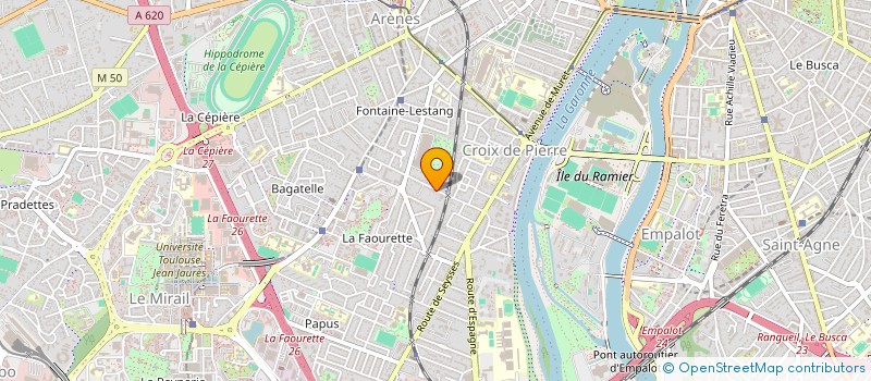 localisation de l'entreprise MONSIEUR LOIC ARMAND GAGELIN  TOULOUSE