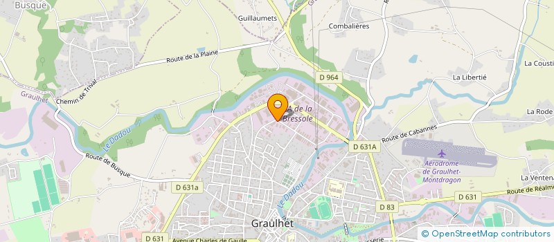 localisation de l'entreprise MONSIEUR LOIC ARNAULD  GRAULHET