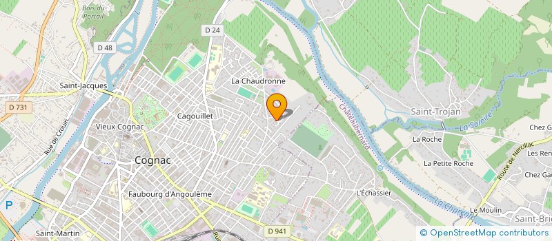 localisation de l'entreprise MONSIEUR LOIC ARRAMY à COGNAC
