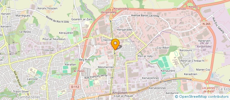 localisation de l'entreprise MONSIEUR LOIC ARTEAGA à BREST