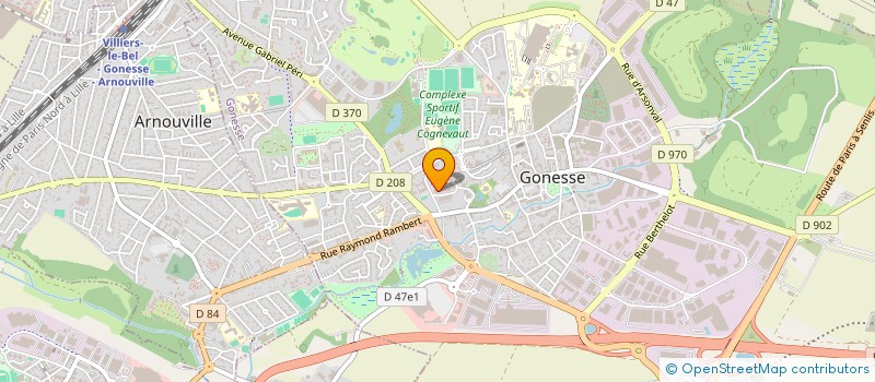localisation de l'entreprise MONSIEUR LOIC ATHANASE  GONESSE