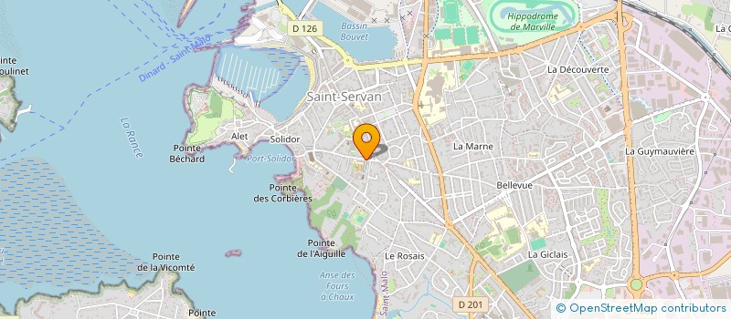localisation de l'entreprise MONSIEUR LOIC AUBAULT  SAINT-MALO