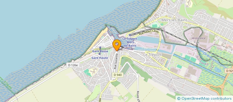 localisation de l'entreprise MONSIEUR LOIC AUBE  LE TREPORT