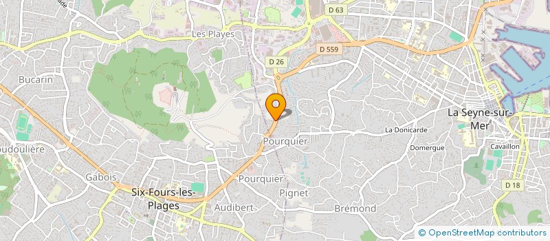 localisation de l'entreprise MONSIEUR LOIC AUBERT à LA SEYNE-SUR-MER