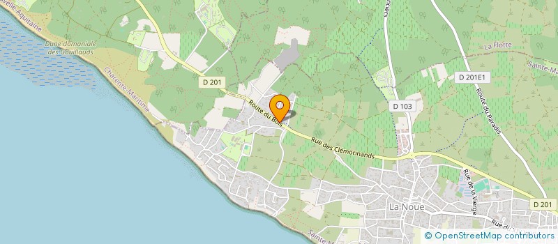 localisation de l'entreprise MONSIEUR LOIC AUGEREAU  SAINTE-MARIE-DE-RE