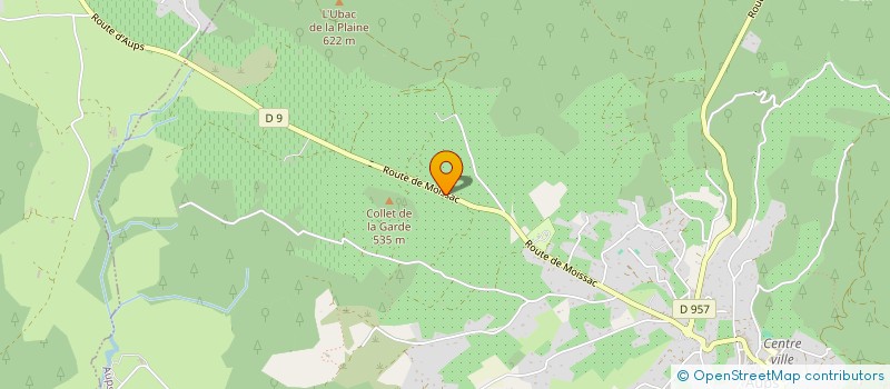 localisation de l'entreprise MONSIEUR LOIC AURE  AUPS