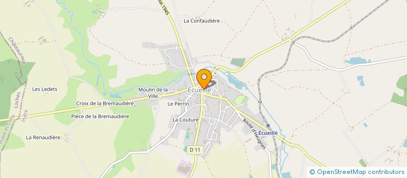 localisation de l'entreprise MONSIEUR LOIC BABARY à ECUEILLE