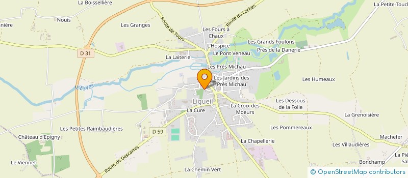 localisation de l'entreprise MONSIEUR LOIC BAILLOU  LIGUEIL