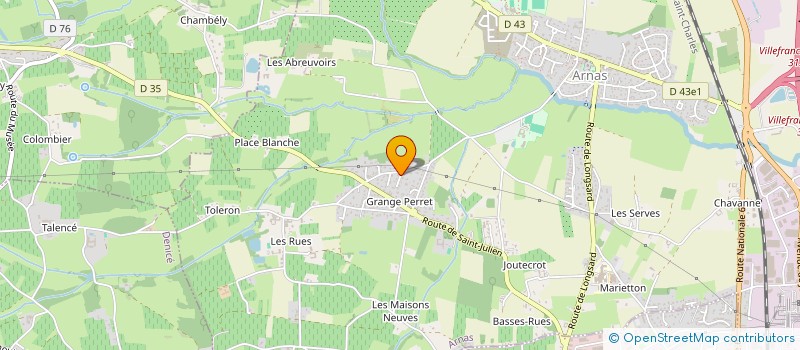 localisation de l'entreprise MONSIEUR LOIC BAMET  ARNAS