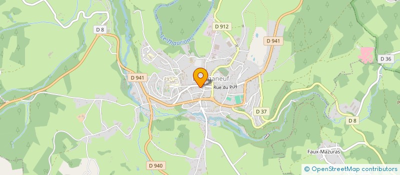 localisation de l'entreprise MONSIEUR LOIC BANRY à BOURGANEUF