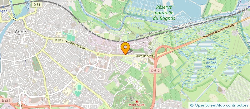 localisation de l'entreprise MONSIEUR LOIC BAPTISTE  AGDE