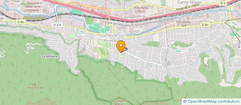 localisation de l'entreprise MONSIEUR LOIC BARBARIA  LA PENNE-SUR-HUVEAUNE