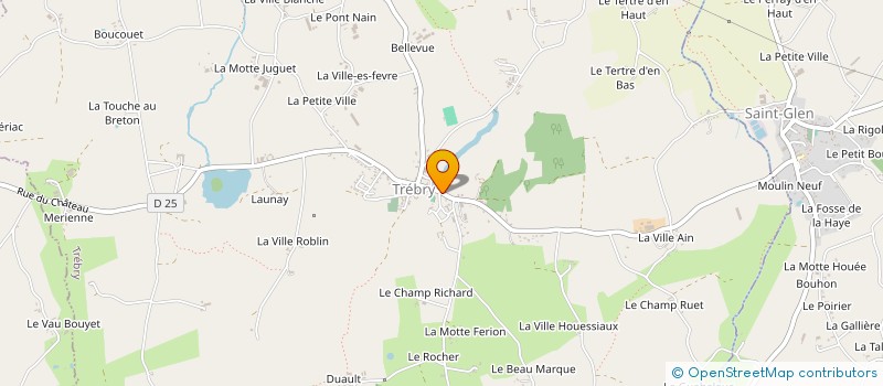 localisation de l'entreprise MONSIEUR LOIC BARBEDIENNE  TREBRY