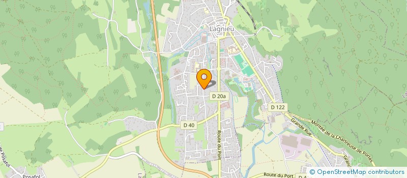 localisation de l'entreprise MONSIEUR LOIC BARDEAU  LAGNIEU