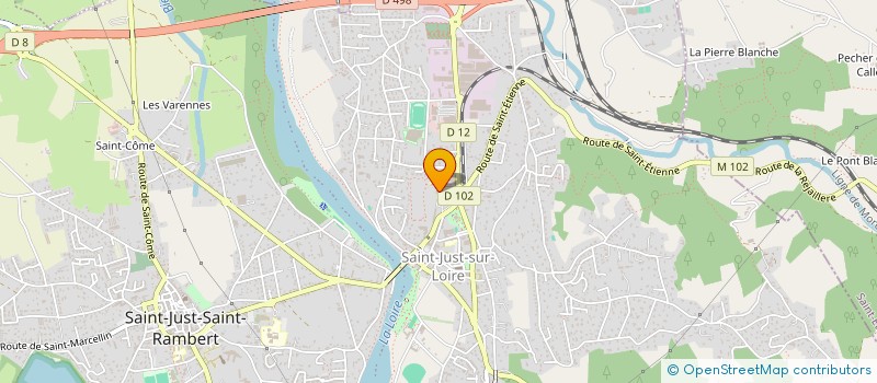 localisation de l'entreprise MONSIEUR LOIC BARIATTI  SAINT-JUST-SAINT-RAMBERT