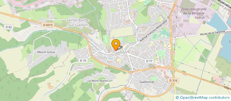 localisation de l'entreprise MONSIEUR LOIC BARNET  GAILLON