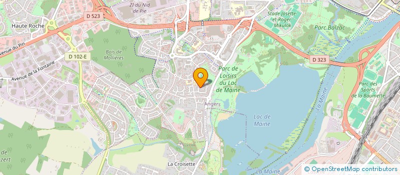 localisation de l'entreprise MONSIEUR LOIC BARON  ANGERS