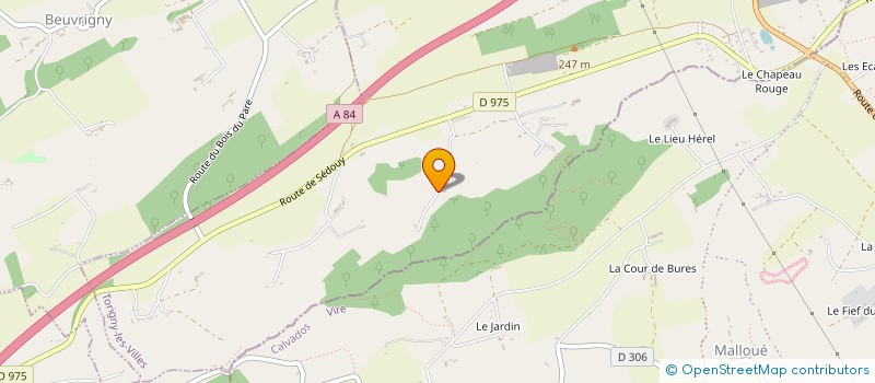 localisation de l'entreprise MONSIEUR LOIC BARON  SAINT-AMAND-VILLAGES