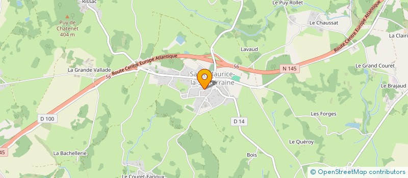 localisation de l'entreprise MONSIEUR LOIC BAROUTY à SAINT-MAURICE-LA-SOUTERRAINE