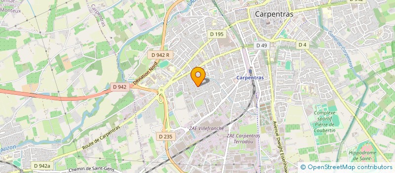 localisation de l'entreprise MONSIEUR LOIC BARRES à CARPENTRAS