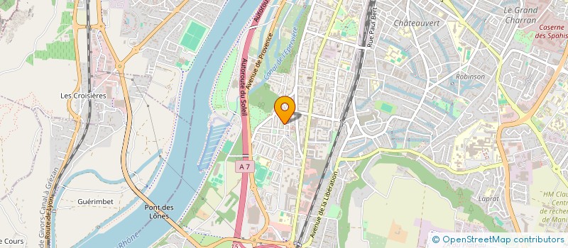 localisation de l'entreprise MONSIEUR LOIC BAUD  VALENCE