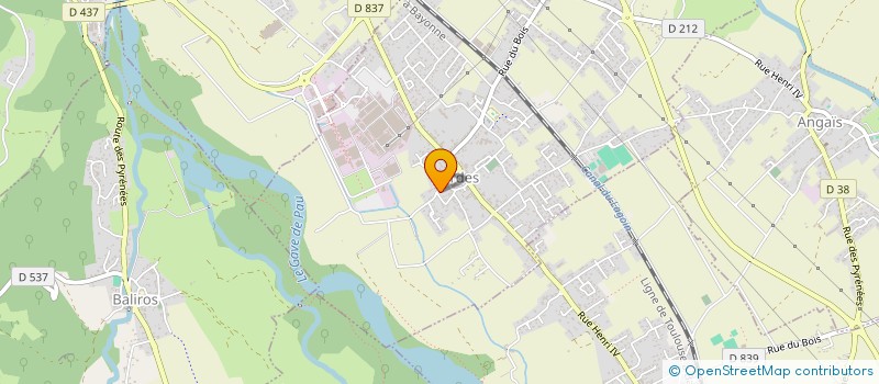 localisation de l'entreprise MONSIEUR LOIC BEAUCULAT  BOEIL-BEZING