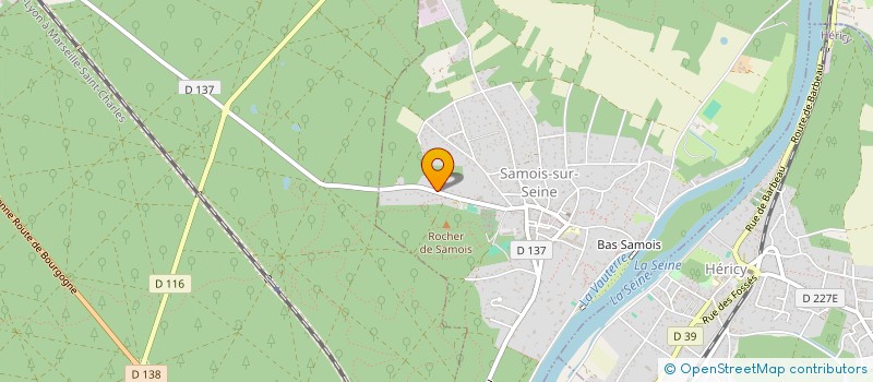 localisation de l'entreprise MONSIEUR LOIC BEAUFILS DE LA RANCHERAYE  SAMOIS-SUR-SEINE