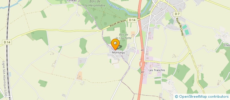 localisation de l'entreprise MONSIEUR LOIC BEAUMONT  VALENCE-EN-POITOU