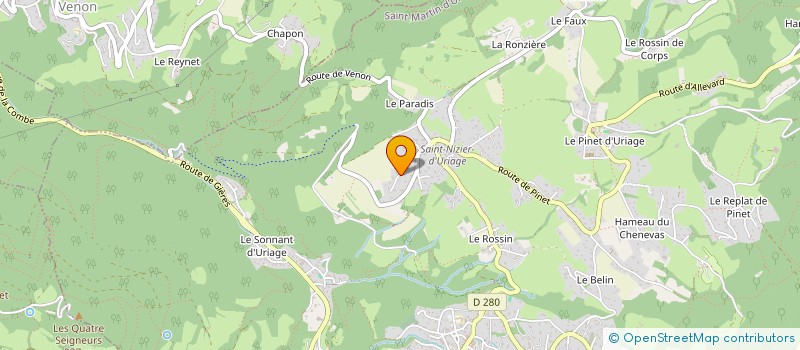 localisation de l'entreprise MONSIEUR LOIC BELLE  SAINT-MARTIN-D'URIAGE