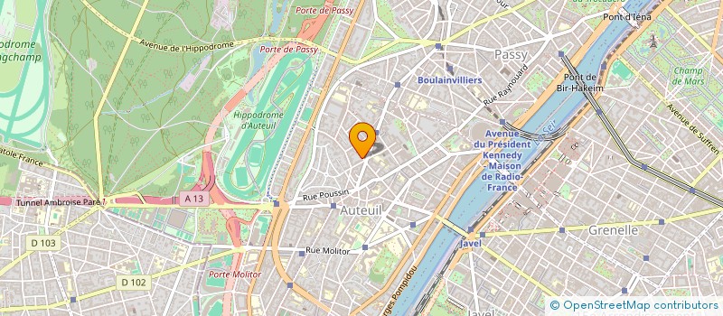 localisation de l'entreprise MONSIEUR LOIC BELLET  PARIS